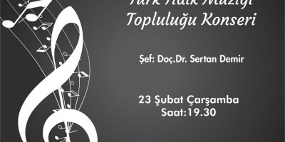 Türk Halk Müziği Topluluğu Konseri