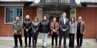 İstanbul Barosu Başkanı Saraç'tan Sakarya Barosu ziyareti