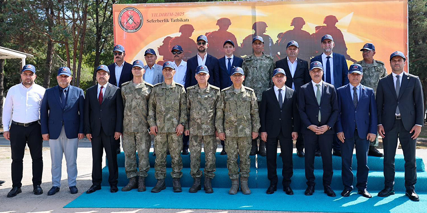 Baro Başkanı Adıyaman Taşkısığı Kışlası'ndaki tatbikatta