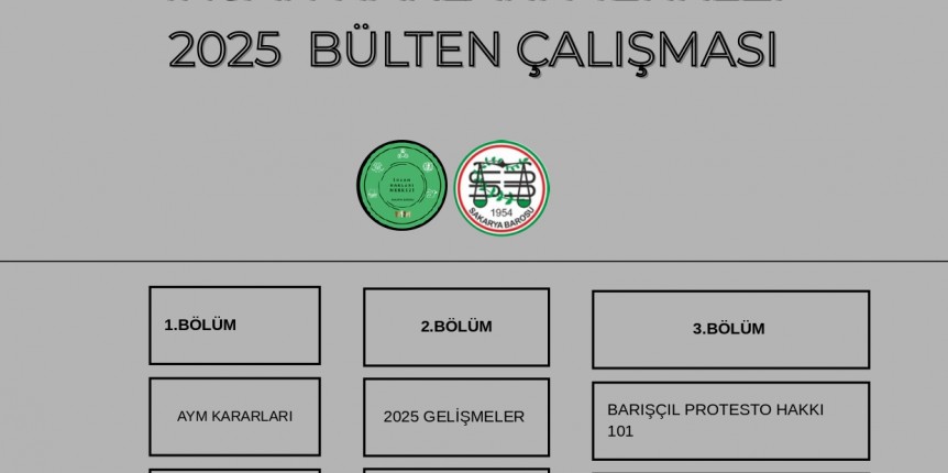 Sakarya Barosu İnsan Hakları Merkezi 2025 Bülten Çalışması