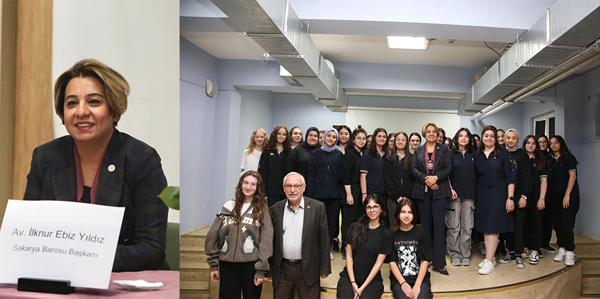 Baro Başkanı Yıldız Mithatpaşa Anadolu Lisesi öğrencileri ile buluştu