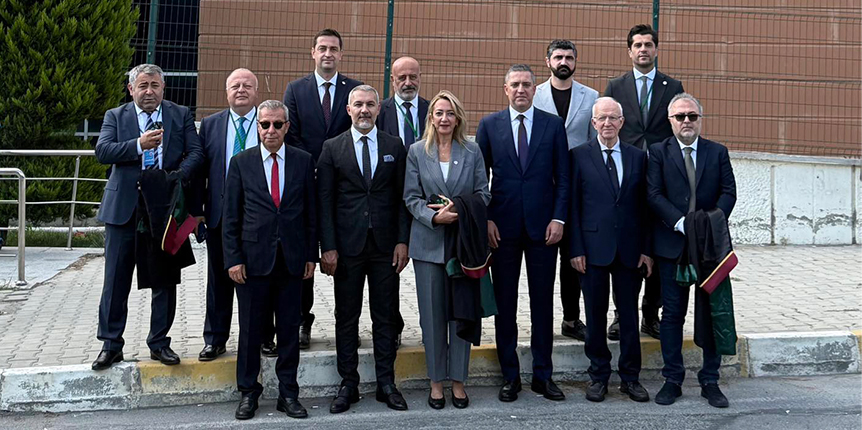 Başkan Adıyaman İstanbul Barosu duruşması için Silivri'de