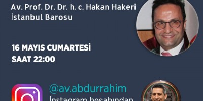 TIP HUKUKU AÇISINDAN COVID-19 SALGINI SONRASI MUHTEMEL DAVALAR KONULU CANLI YAYIN