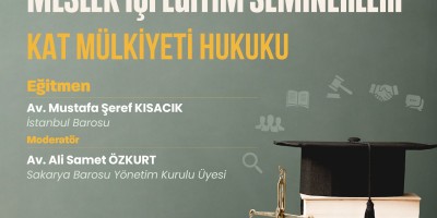 Kat Mülkiyeti Hukuku konulu seminer