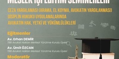 AVUKAT HAKLARI SEMİNERİ 