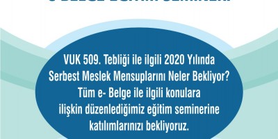 e- BELGE EĞİTİM SEMİNERİ