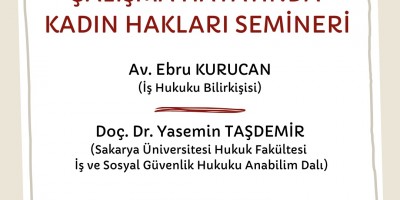 Çalışma Hayatında Kadın Hakları Semineri