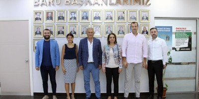 Alişan ve Baykal'dan Baro Başkanı Yıldız'a ziyaret
