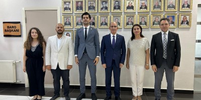 Adalet Komisyonu Başkanı Paça'dan Baro Başkanı Adıyaman'a iade-i ziyaret