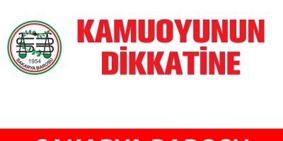 KAMUOYUNUN DİKKATİNE