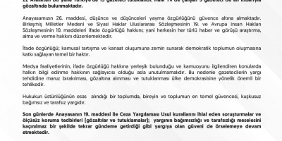 Özgür Basın Demokrasinin En Temel Unsurudur