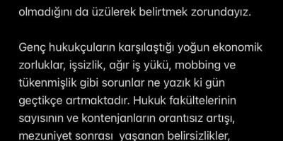 Sakarya Barosu: Sorunlara kalıcı ve kapsamlı çözümler üretmeye davet ediyoruz
