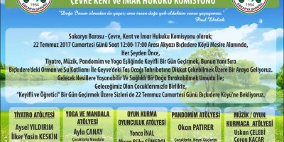 ÇEVRE KENT VE İMAR HUKUKU KOMİSYONU TARAFINDAN DÜZENLENEN ETKİNLİKTE BULUŞUYORUZ