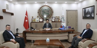 Karasu Belediye Başkanı Sarı'dan Baro Başkanı Adıyaman'a ziyaret