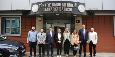 Gültekin ve Bacanlı'dan Sakarya Barosu'na ziyaret