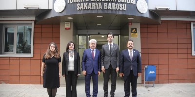 Vali Doğan'dan Sakarya Barosu'na iade-i ziyaret