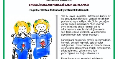 Engelliler Haftası farkındalık yaratılarak kutlanmalı