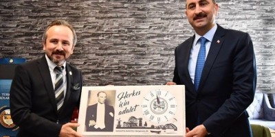 ADALET BAKANI ABDÜLHAMİT GÜL’DEN BAROMUZA ZİYARET