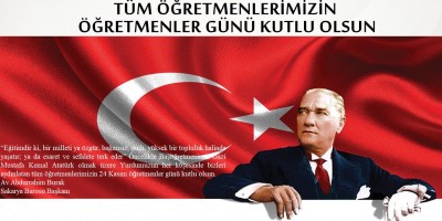 24 KASIM ÖĞRETMENLER GÜNÜ KUTLU OLSUN 