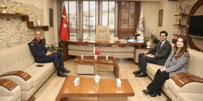 Komutan Erbağ'dan Başkan Adıyaman'a iade-i ziyaret