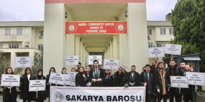 Sakarya Barosu Genç Avukatlar Meclisi'nden protesto
