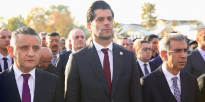 Demokrasi Meydanı'nda 10 Kasım töreni