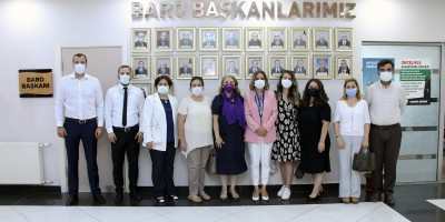 CHP Kadın Kolları ve İYİ Parti Serdivan’dan Baro Başkanı Yıldız’a ziyaret